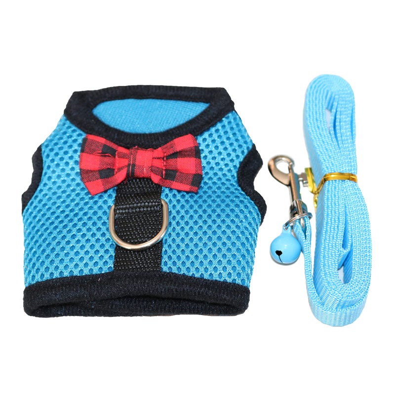 Rypet Ferret Harness and Leash - Soft Mesh Small Pet Harness with Safe Bell, No Pull Comfort Padded Vest for Guinea Pig, Hamster, Rats and Similar Small Animals - Image 3